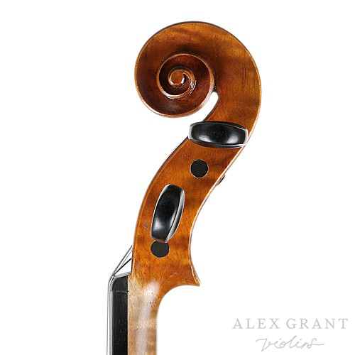 Side scroll view image of KG100 violin