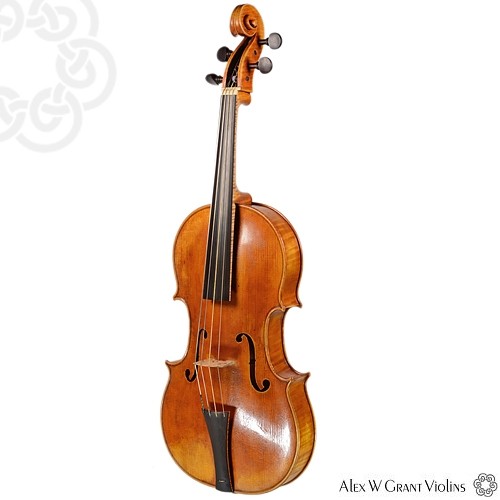 Martin Schuster baroque viola, Amersfoort, Netherlands, 1991-0