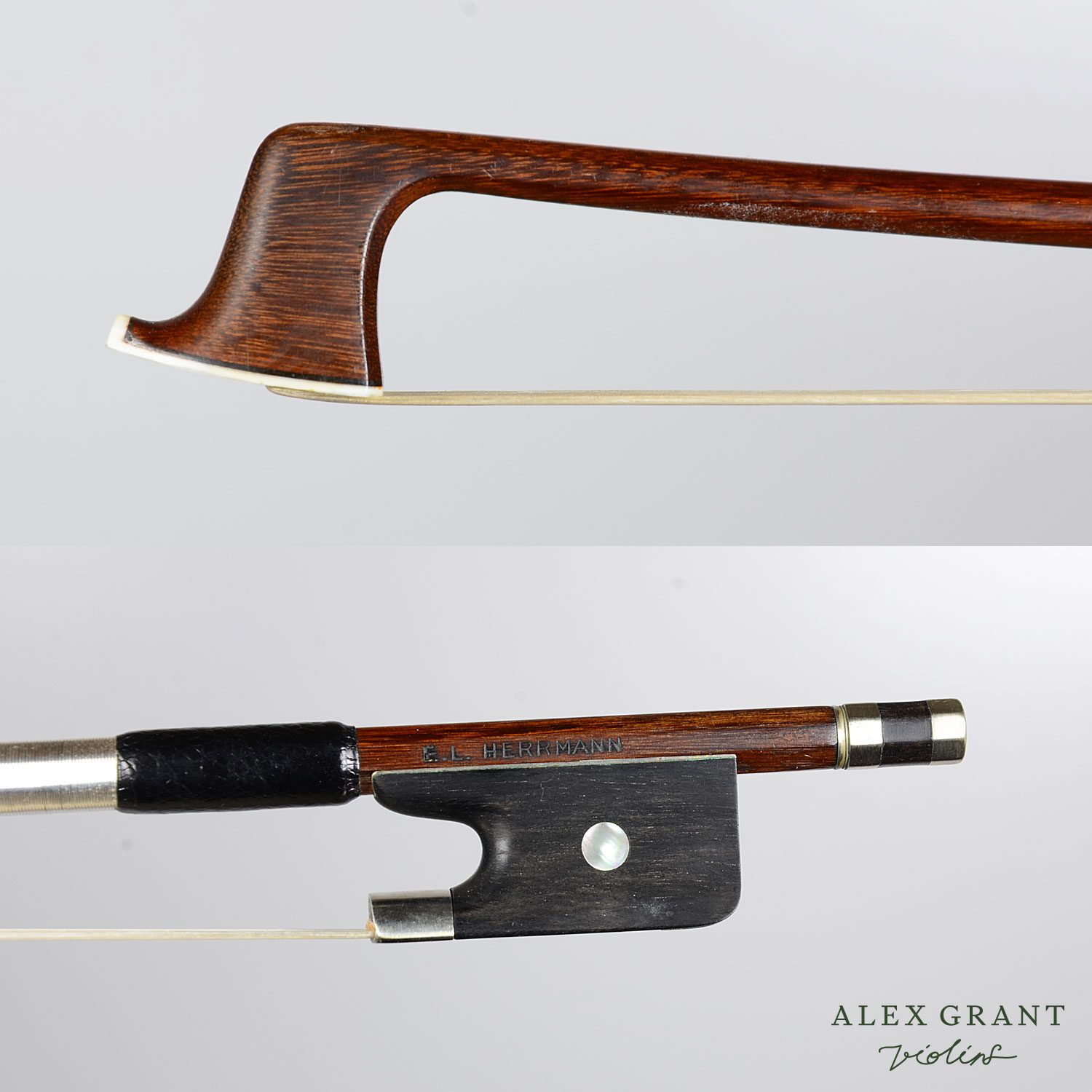 E.L. Hermann German Viola Bow, c.1970