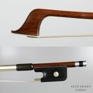 French Cello Bow, Stamped F. Jacquot Nancy  c.1930