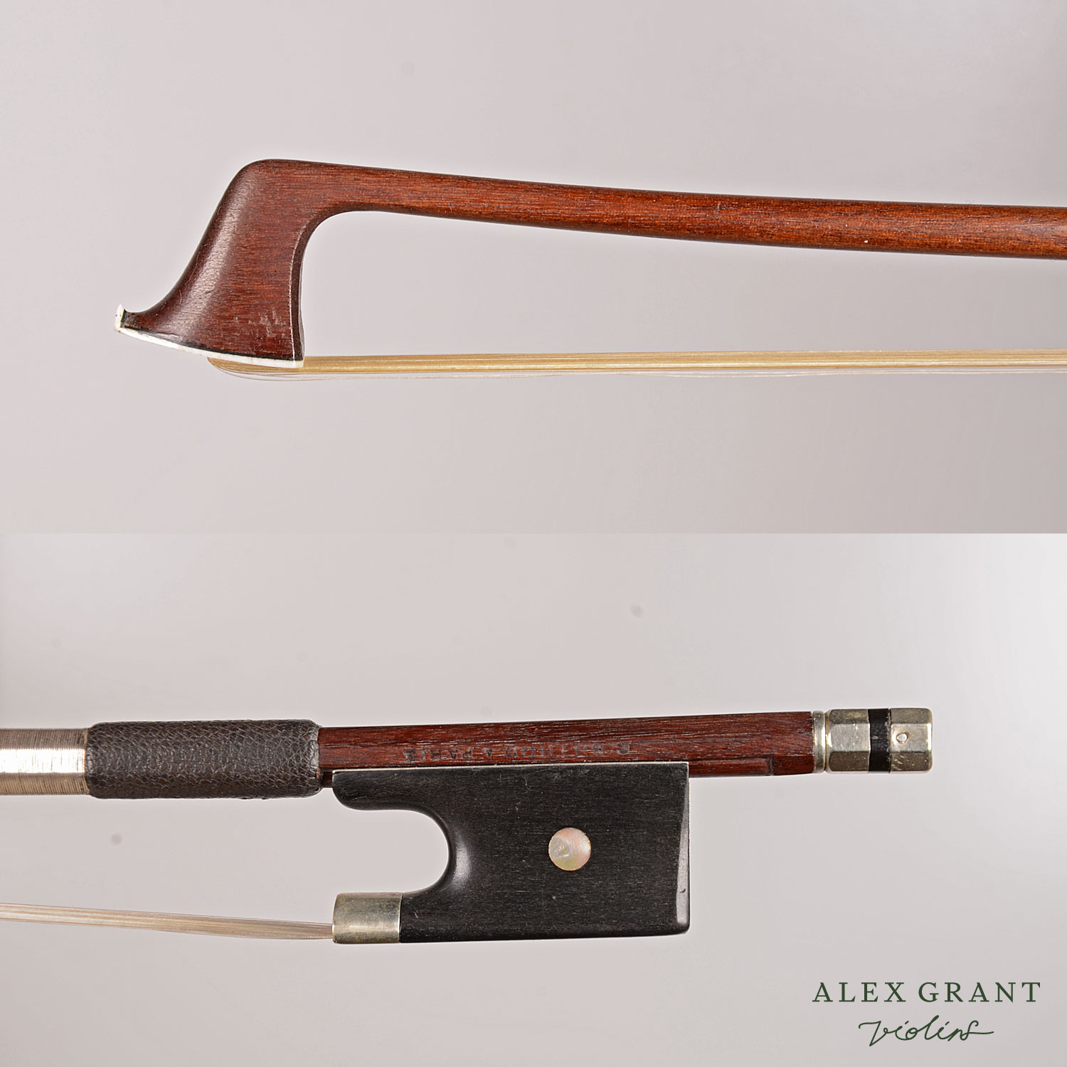 JTL French Violin Bow, Stamped Buthod c.1910